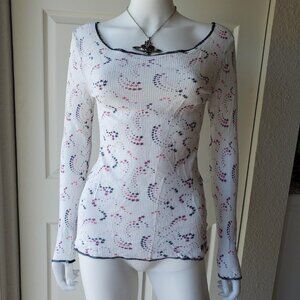 roxy y2k long sleeve top